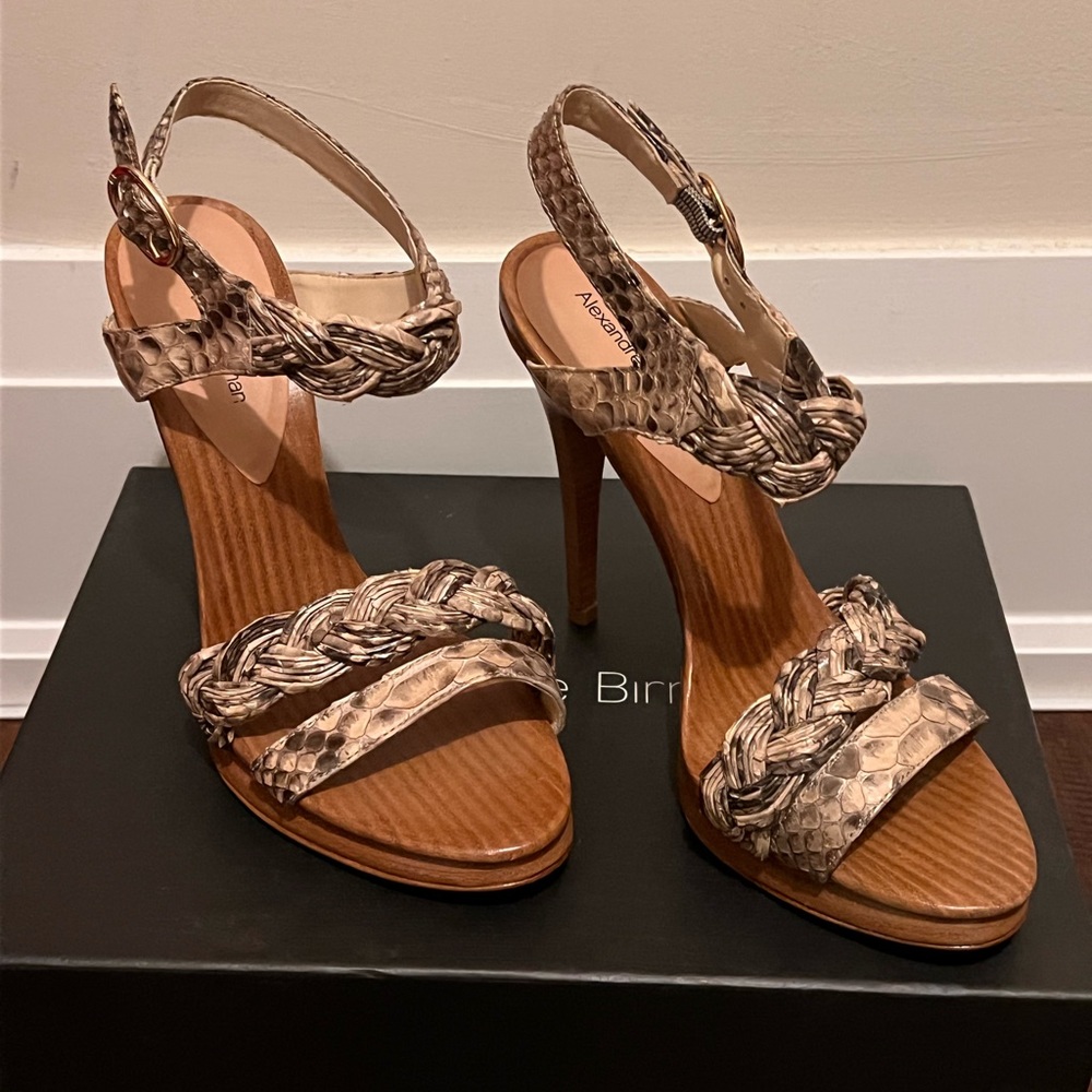 Lightly worn Alexander Birman heels